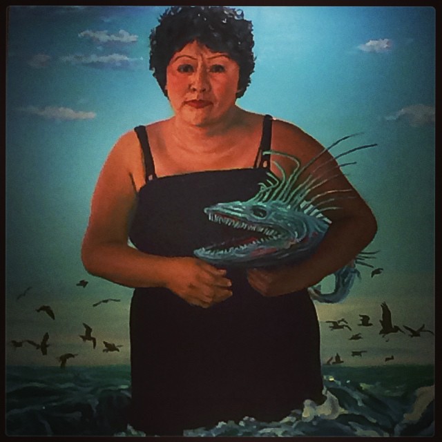 Catch of the day de John Valadez_2008 [Détail] © DR/Musée d'Aquitaine — FredMJG/Instagram