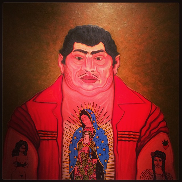 Hombre que le Gustan las Mujeres de César Martinez_2000. Huile sur toile © DR/Musée d'Aquitaine — FredMJG/Instagram