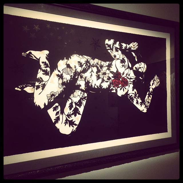 Inner landscape de Sonia Romero_2011. Sérigraphie et papier découpé © DR/Musée d'Aquitaine — FredMJG/Instagram