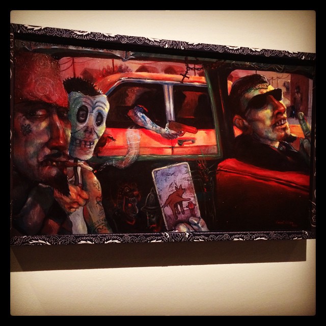 Marcando el territorio de Vincent Valdez_1999 © DR/Musée d'Aquitaine — FredMJG/Instagram