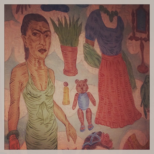 Recordando a Frida de José Lozano_2005 [Détail] © DR/Musée d'Aquitaine — FredMJG/Instagram
