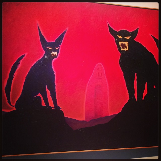 The welcoming committee de Alfredo de Batuc_1986. Acrylique sur toile © DR/Musée d'Aquitaine — FredMJG/Instagram