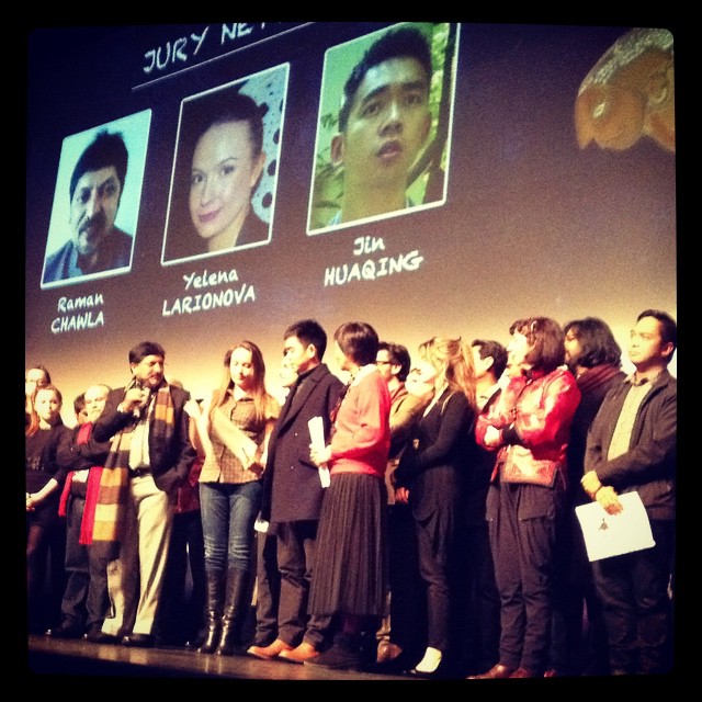 Le Jury NETPAC attribue un prix à The monk de The Maw Baing & une mention spéciale à Chen Shiang-chyi, actrice de Exit de Chienn Hsiang © FredMJG/Instagram