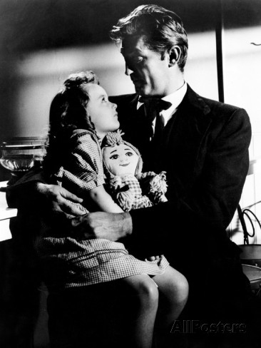 éléments de réponse : Pour m'asseoir sur les genoux de Robert Mitchum à la place de Sally Jane Bruce dans The night of the hunter de Charles Laughton_1955 © Paul Gregory Production